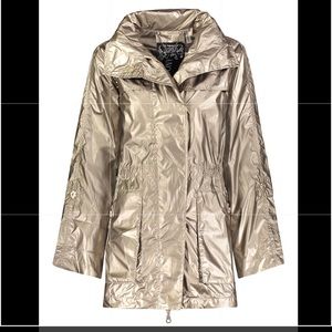 MODERN ANORAK METALLIC GOLD JACKET
